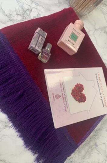 Tapis velour - Rose