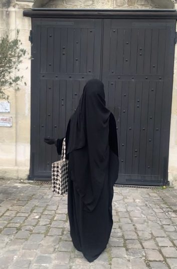 Maxi hijab prêt à enfiler - Noir