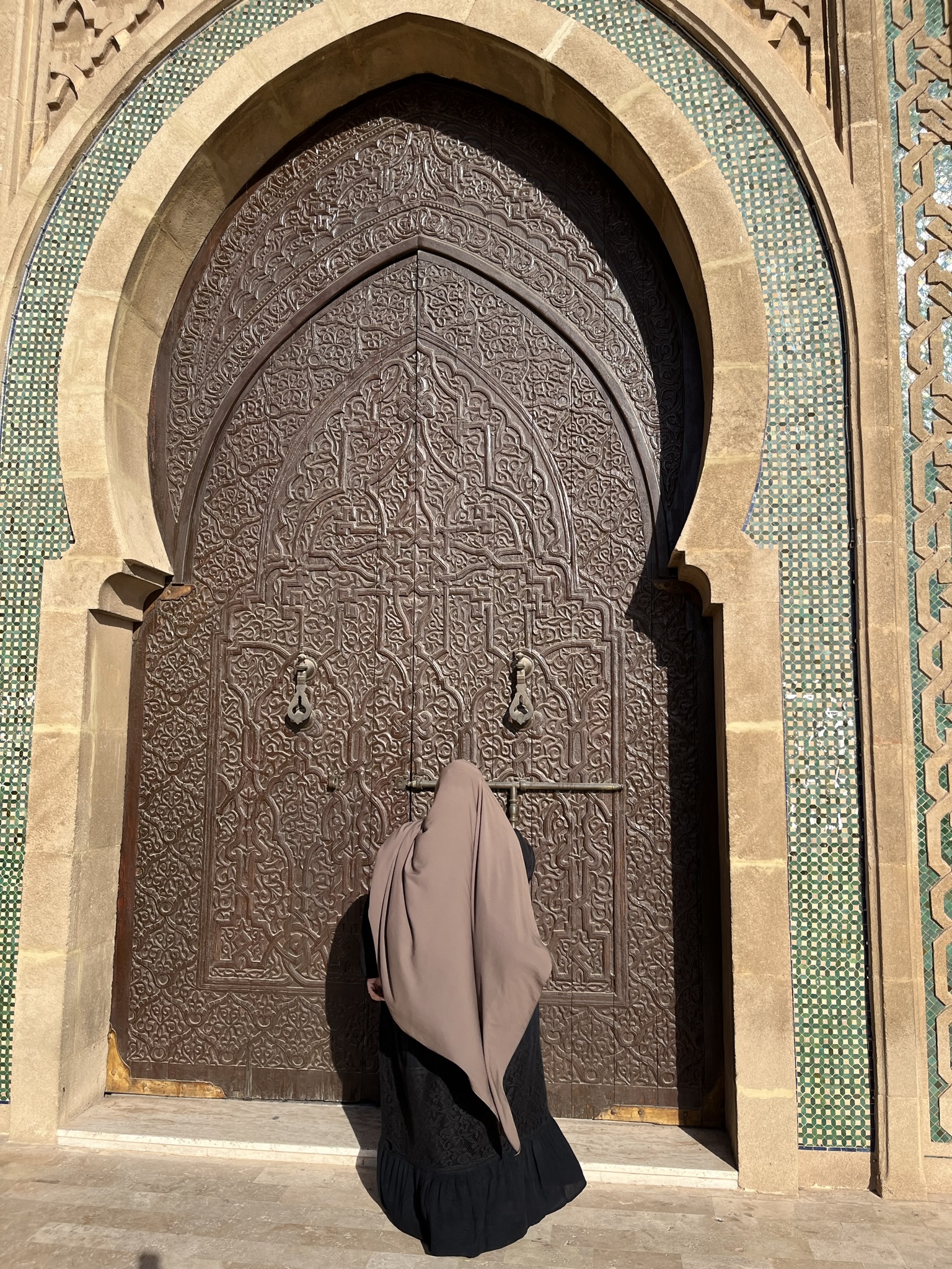 Maxi hijab prêt à enfiler - Taupe