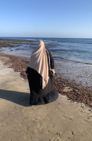 Maxi hijab prêt à enfiler - Beige