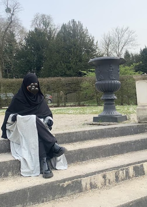 Maxi hijab prêt à enfiler - Taupe – Image 3