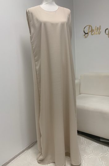 Robe sous Abaya - Beige