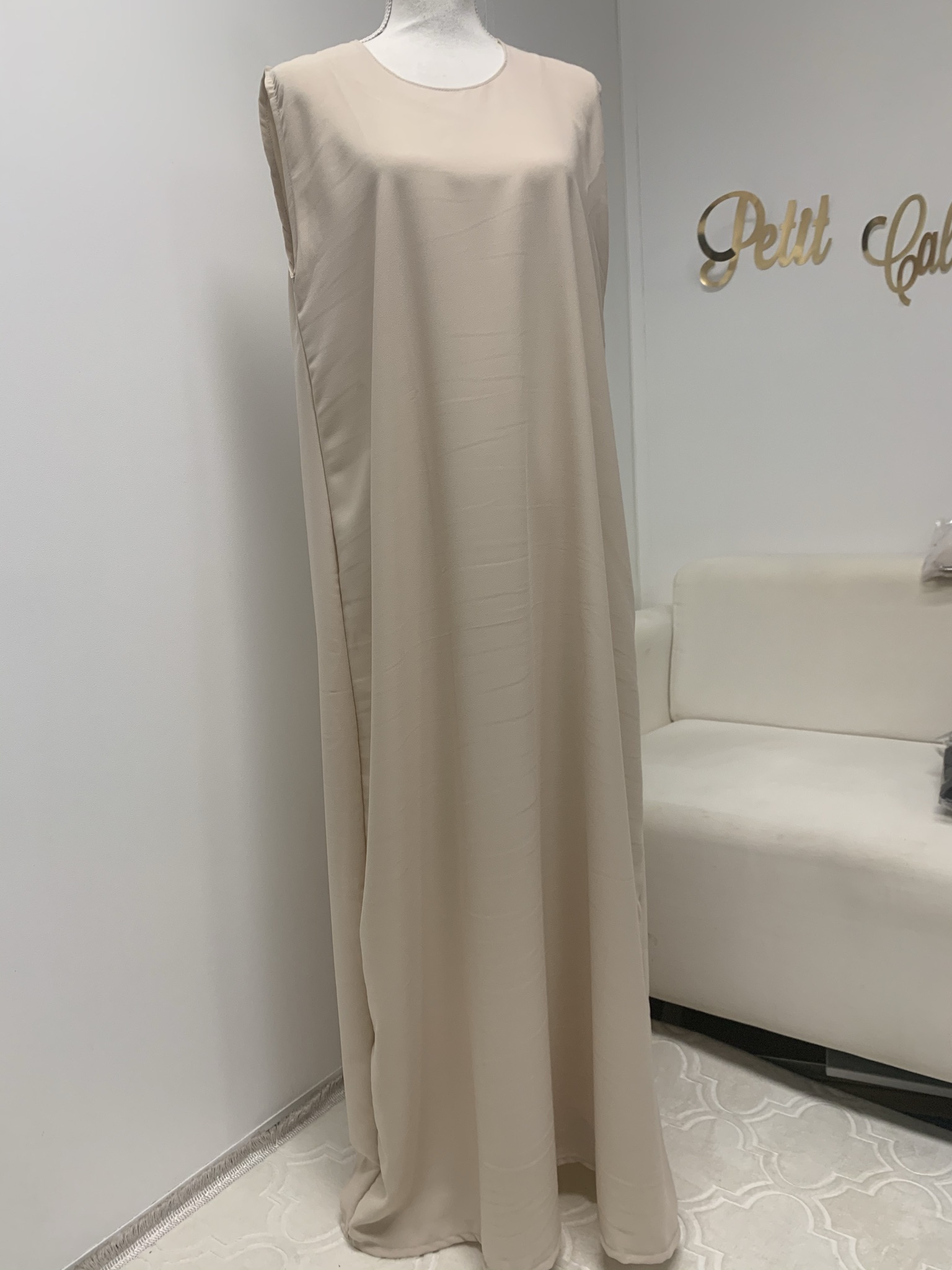 Robe sous Abaya - Beige