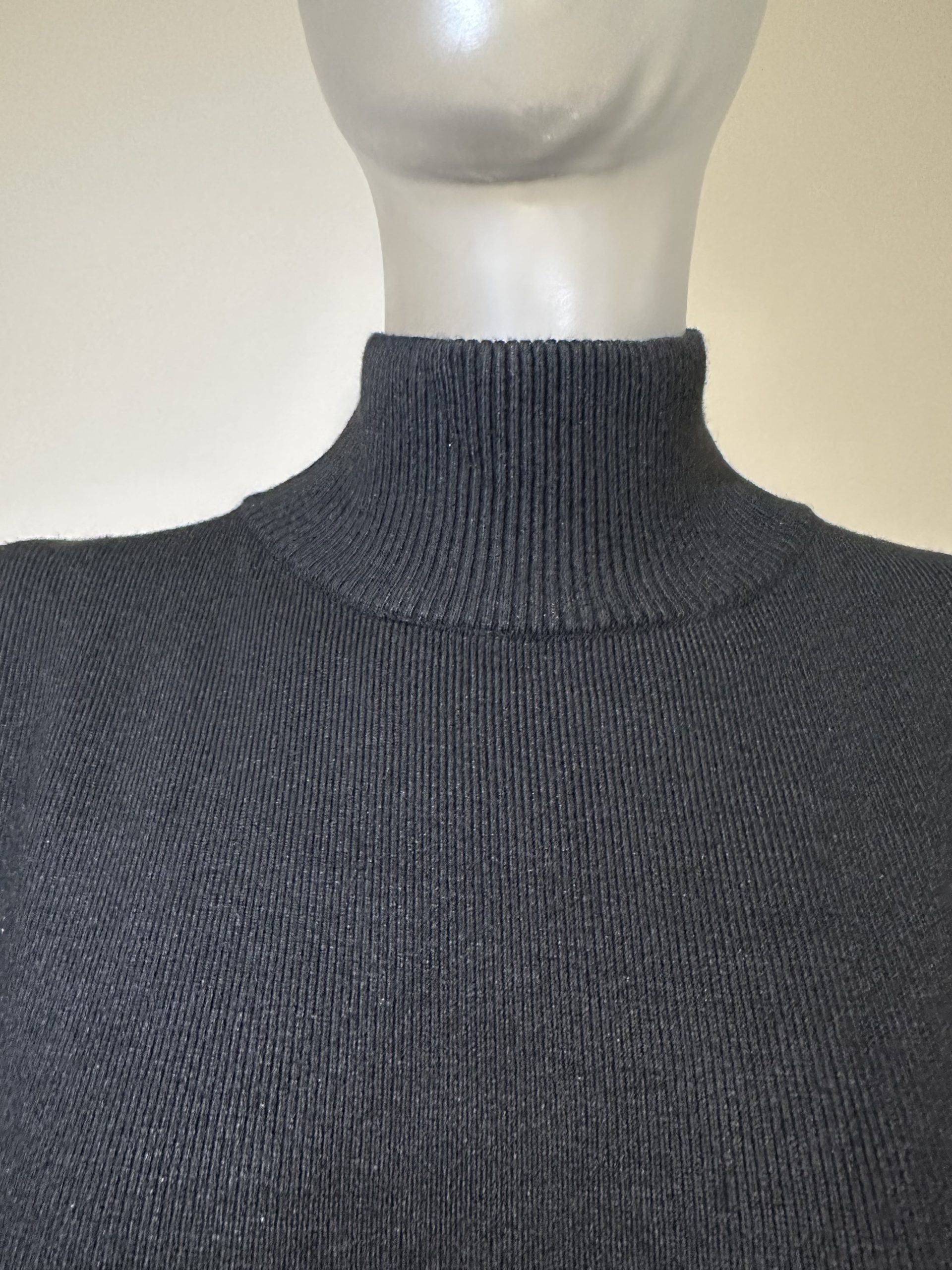 Robe pull en maille - Beige – Image 5