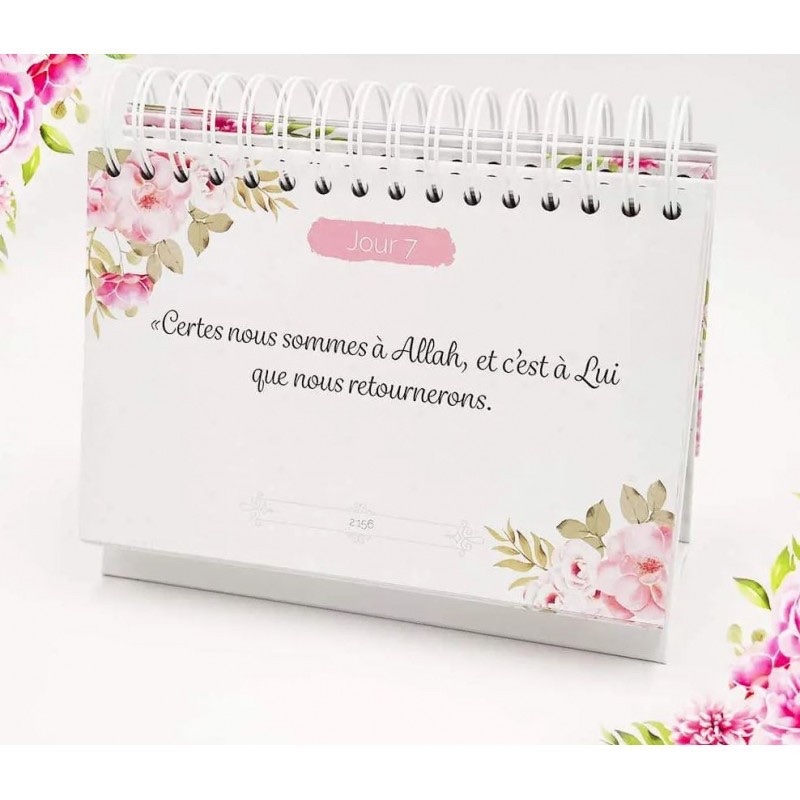 365 rappels coraniques - source d'inspiration pour tous les jours de l'année - rose et blanc – Image 3