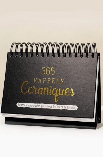 Calendrier 365 rappels coranique - Noir