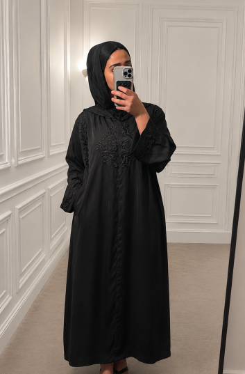Jelaba brodé - Noire